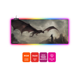 Polosmart PGM21 RGB Işıklı Mouse Pad - 2