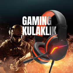 Polosmart PGM27 Kablolu Kulaküstü Gaming Kulaklık Siyah - 6