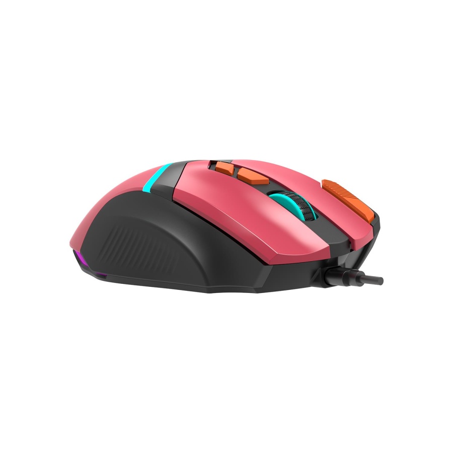 Polosmart PGM30 Kablolu RGB Led Aydınlatmalı 7200 DPI Gaming Oyuncu Mouse Kırmızı - 2