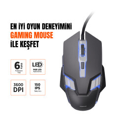 Polosmart PGM37 RGB Gaming Mouse - 3