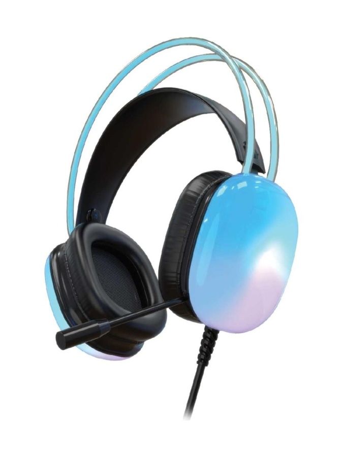 Polosmart PGS103 Kablolu 7.1 RGB Aydınlatmalı Gaming Oyuncu Kulaklık Mavi - 1