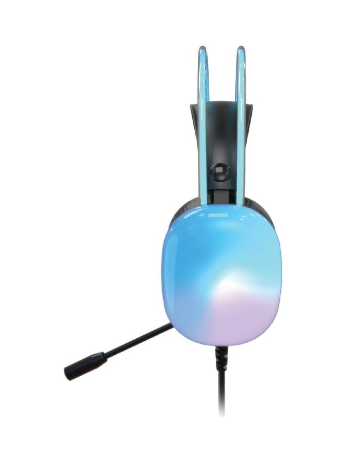 Polosmart PGS103 Kablolu 7.1 RGB Aydınlatmalı Gaming Oyuncu Kulaklık Mavi - 2