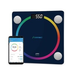 Polosmart PSC04 Connect Yağ Ölçer Akıllı Bluetooth Tartı Baskül - Lacivert - 1