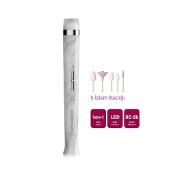 Polosmart PSC101 Şarjlı Led Işıklı 5 Başlıklı 2 Kademeli Manikür Pedikür Seti - 2