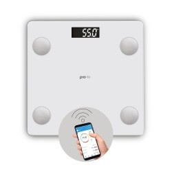 Polosmart PSC12 Prolife Yağ Ölçer Akıllı Bluetooth Tartı Baskül Beyaz - 1