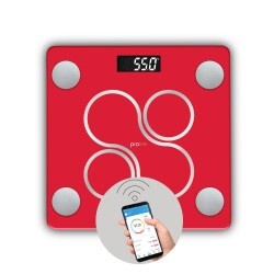 Polosmart PSC12 Prolife Yağ Ölçer Akıllı Bluetooth Tartı Baskül Kırmızı - 1