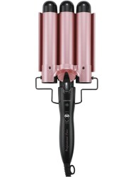 Polosmart PSC43 Taşınabilir Elektrikli Profesyonel 32mm Çap 120W Su Dalgası Wag Saç Maşası Rose Gold - Polosmart