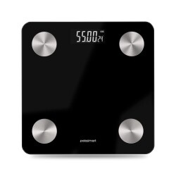 Polosmart PSC55 Yağ Ölçer Akıllı Bluetooth Tartı Baskül Siyah - 1