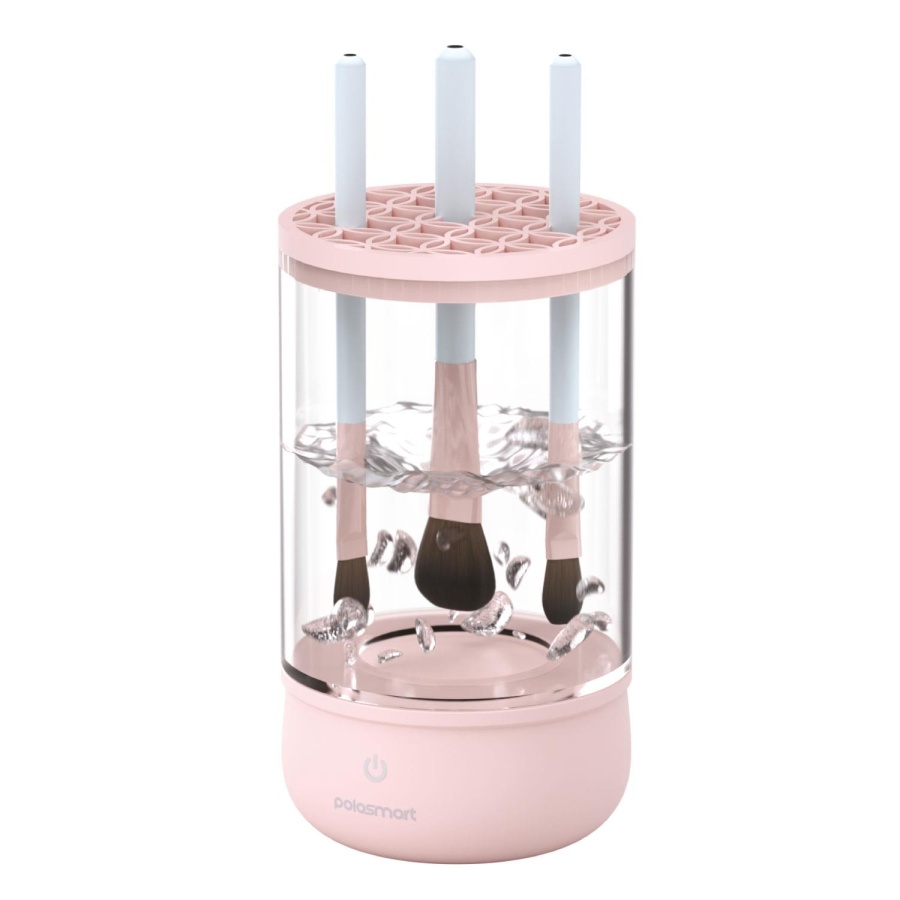 Polosmart PSC64 Makyaj Fırçası Temizleme Cihazı Pembe - 1