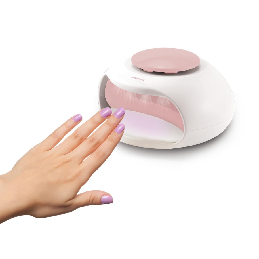 Polosmart PSC69 Oje Kurutucu UV Işık Vantilatörlü Hızlı Kalıcı Oje Kurutucu Pembe - 2