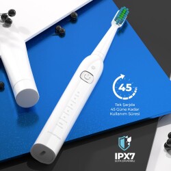 Polosmart PSC74 Elektrikli Diş Fırçası - 5 Modlu ,Hassas Diş Eti Bakımı ve Etkili Plak Temizliği - 3