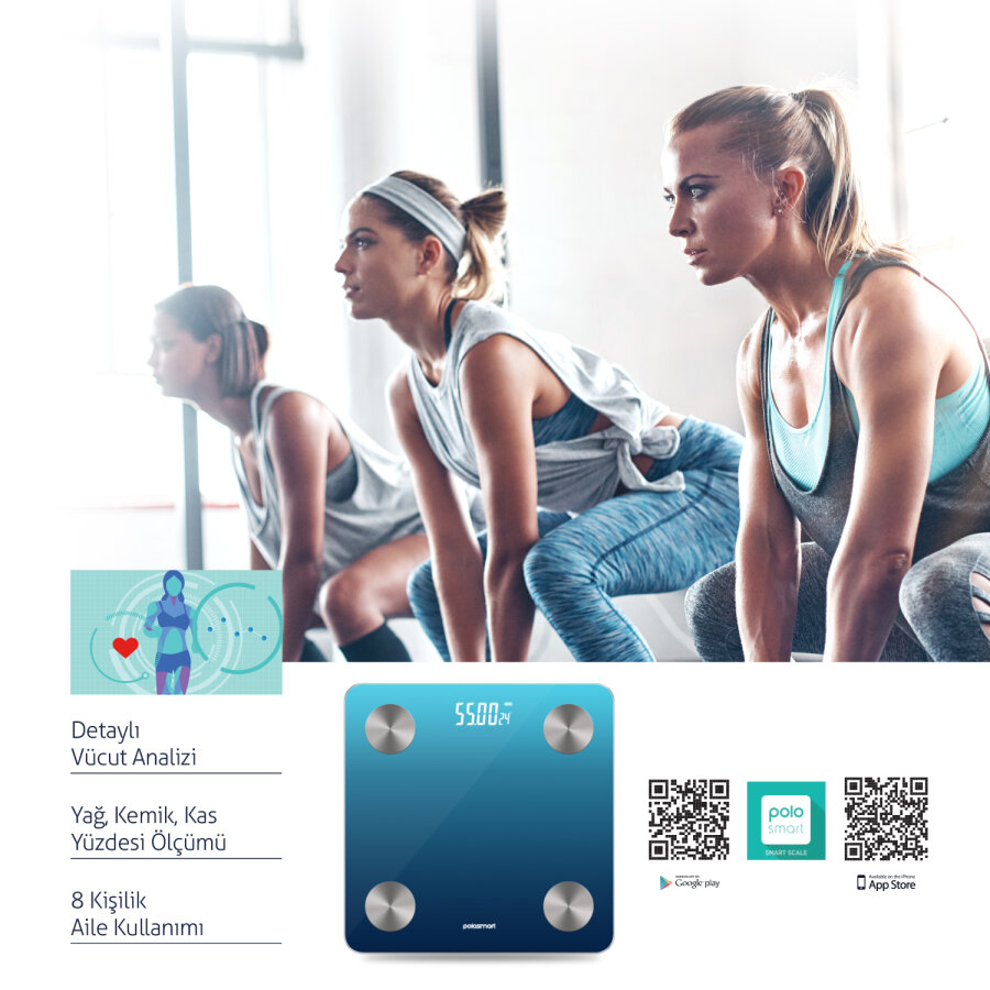 Polosmart PSC76 Smart Tartı Mavi - 2