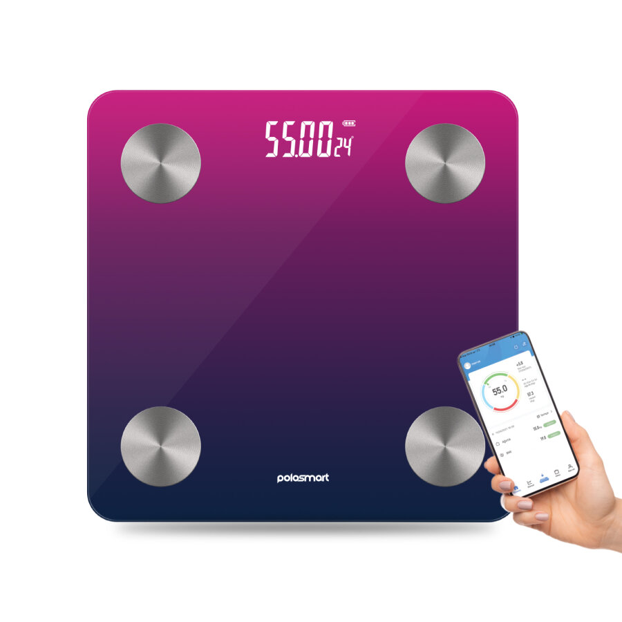 Polosmart PSC76 Smart Tartı Navy-Fuşya - 1