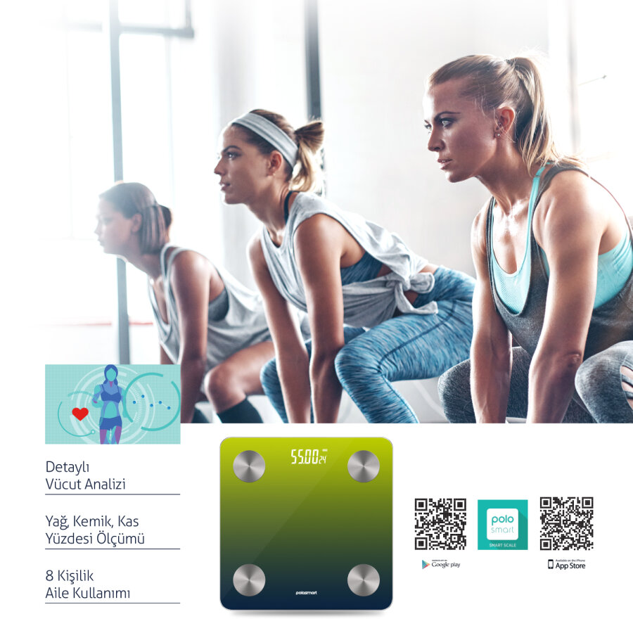 Polosmart PSC76 Smart Tartı Yeşil - 2
