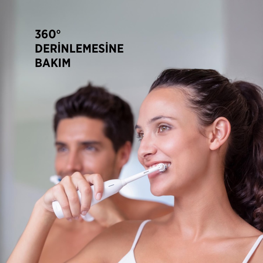 Polosmart PSC82 Şarjlı 5 Modlu IP67 Suya Dayanıklı Diş Fırçası Pembe - 4