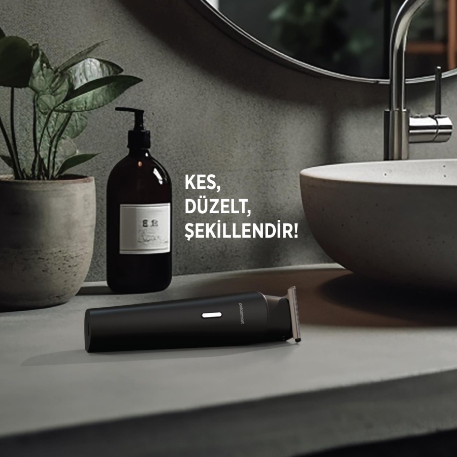 Polosmart PSC88 Şarjlı Saç Sakal Düzeltme Cihazı Siyah - 4