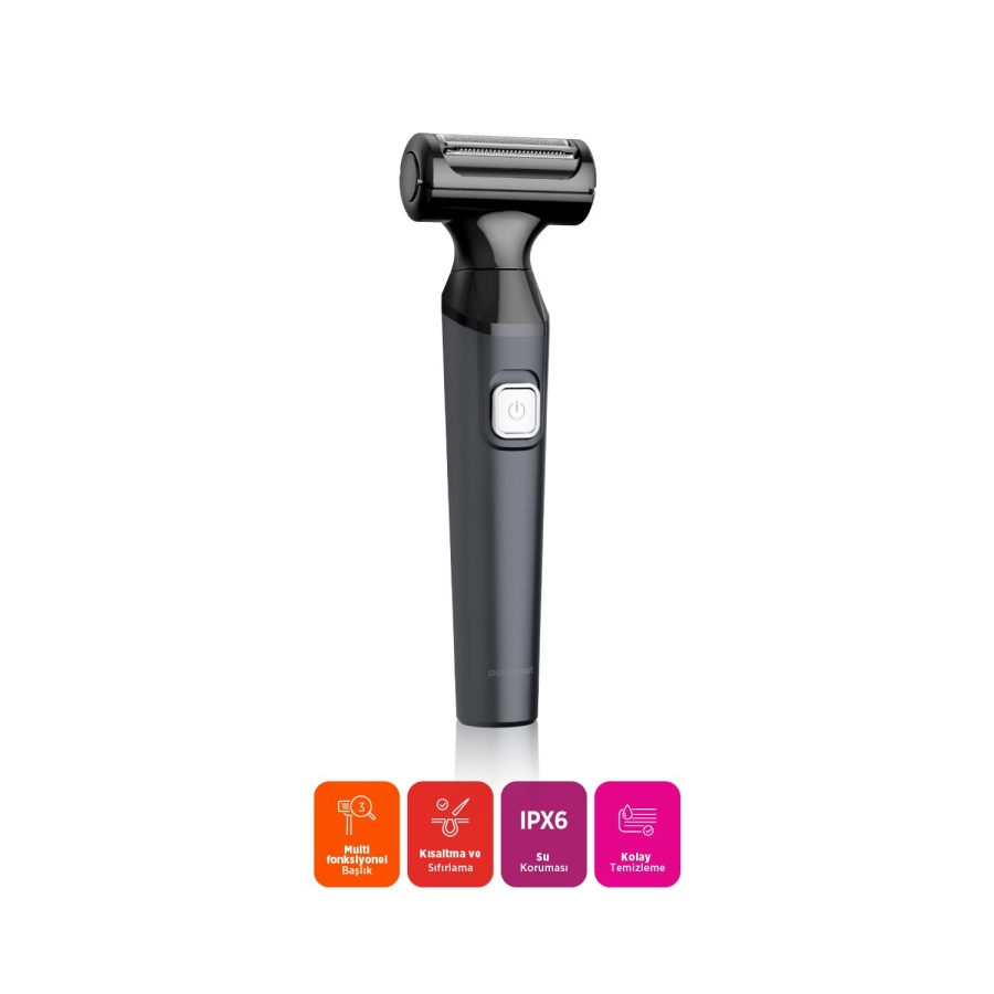 Polosmart PSC89 Pilli IPX6 Su Geçirmez Erkek Vücut Bakım Cihazı - 2