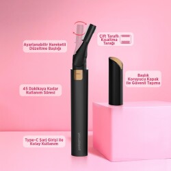 Polosmart PSC98 Şarjlı Kaş Düzeltici Siyah - 3