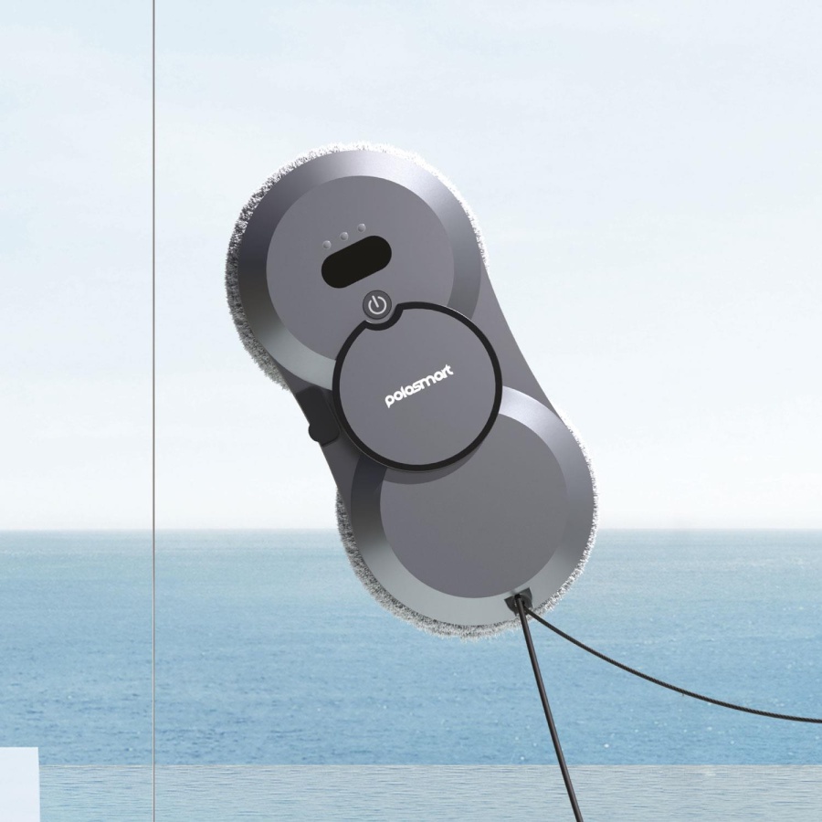 Polosmart PSH22 Cam Temizleme Robotu Ultrasonik Su Spreyli Akıllı Navigasyonlu Uzaktan Kumandalı - 3