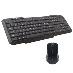 Polosmart PSK10 Kablosuz Klavye&Mouse Set Siyah - 1