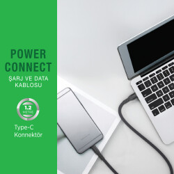 Polosmart PSM116 Şarj Kablosu Usb To Type-C - 3