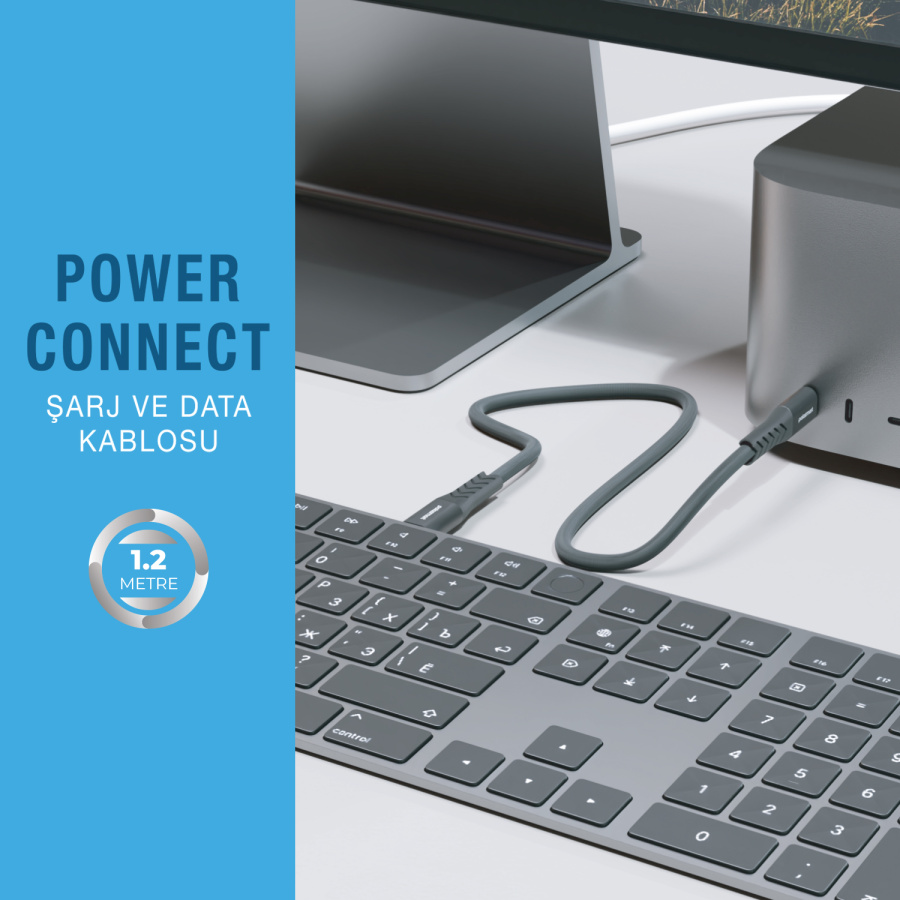 Polosmart PSM118 Şarj Kablosu Type-C To Lightning - 2