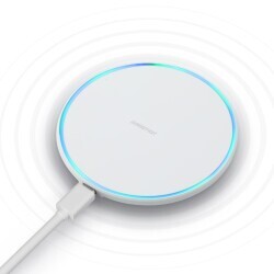 Polosmart PSM119 Kablosuz Masaüstü Şarj Cihazı Beyaz - 1