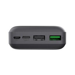 Polosmart PSM128 Micro USB Type-C Girişli 20.000 mAh Taşınabilir Şarj Cihazı Powerbank Gri - 2