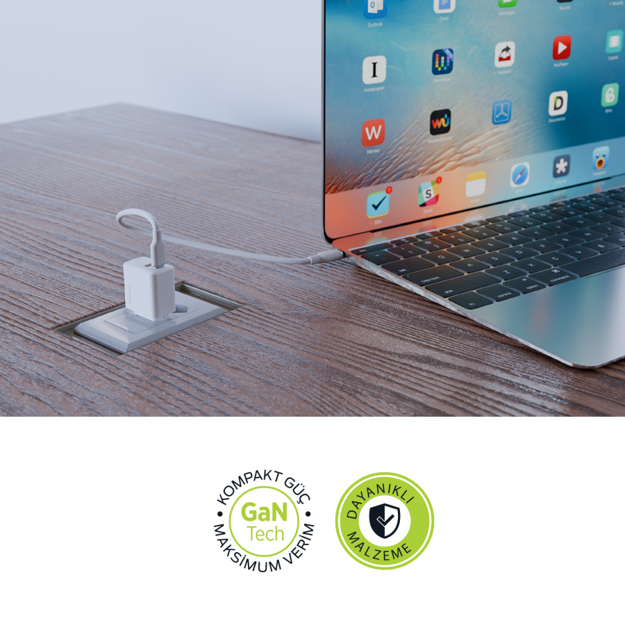 Polosmart	PSM136 Duvar Şarjı 20W PD+ USB3.0	 - 3