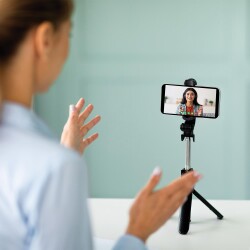 Polosmart PSM137 Işıklı Uzaktan Kumandalı Tripod Siyah - 4