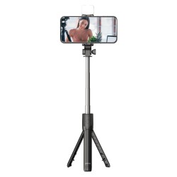 Polosmart PSM137 Işıklı Uzaktan Kumandalı Tripod Siyah - Polosmart