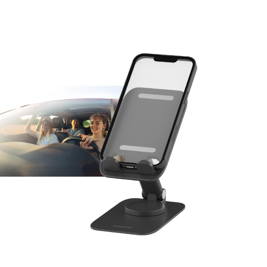 Polosmart PSM144 Telefon Tablet Standı 180° Ayarlanabilir 1500g Taşıma Kapasiteli Siyah - 1