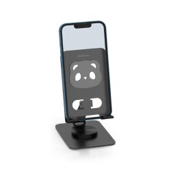 Polosmart PSM145 Telefon Tablet Standı 360° Ayarlanabilir 1000g Taşıma Kapasiteli Siyah - Polosmart