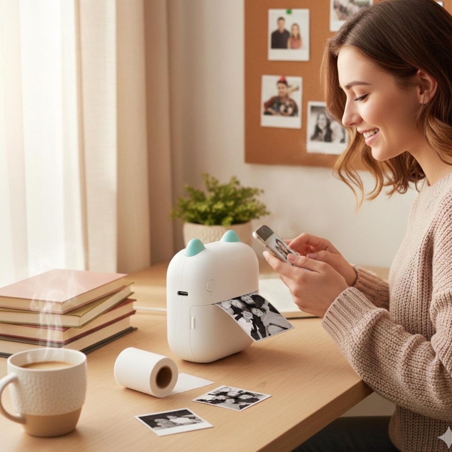 Polosmart PSM147 Kablosuz Mini Yazıcı - 5