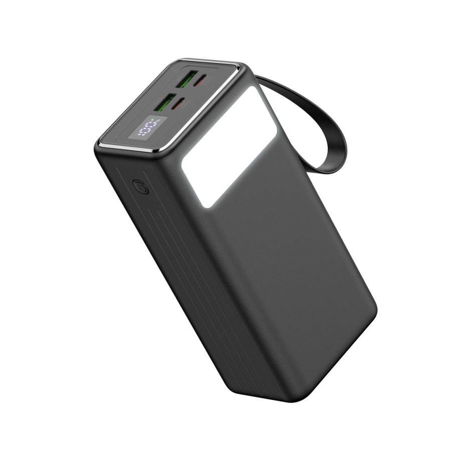 Polosmart PSM149 Taşınabilir 65W PD Çıkışlı Dijital Göstergeli 40.000 mAh Powerbank Siyah - 1