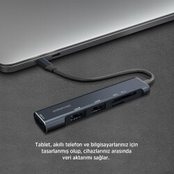 Polosmart PSM151 Dönüştürücü & Çoklayıcı Gri - 3