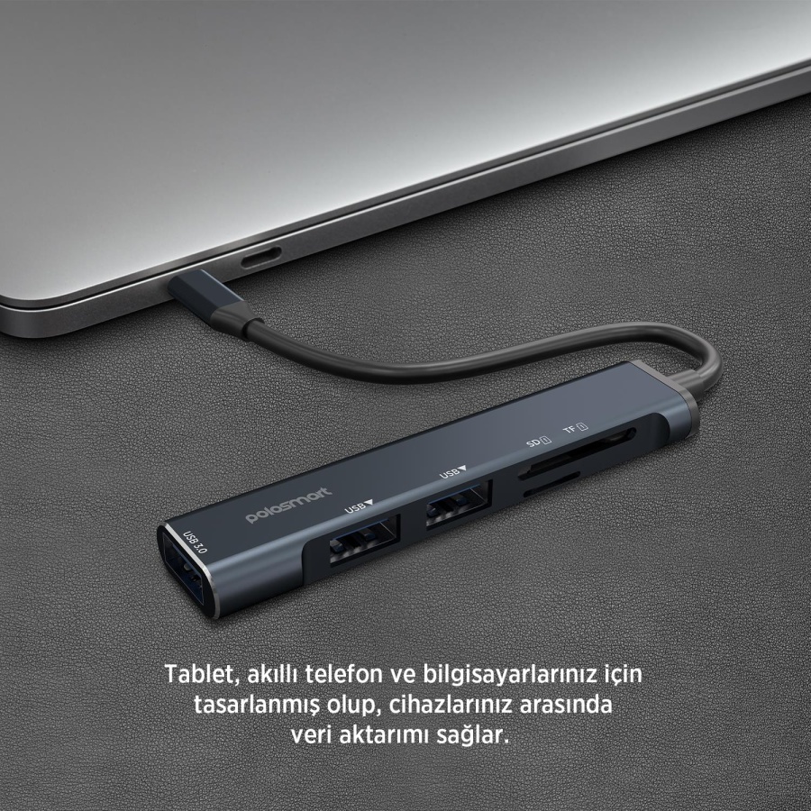 Polosmart PSM151 Dönüştürücü & Çoklayıcı Gri - 3