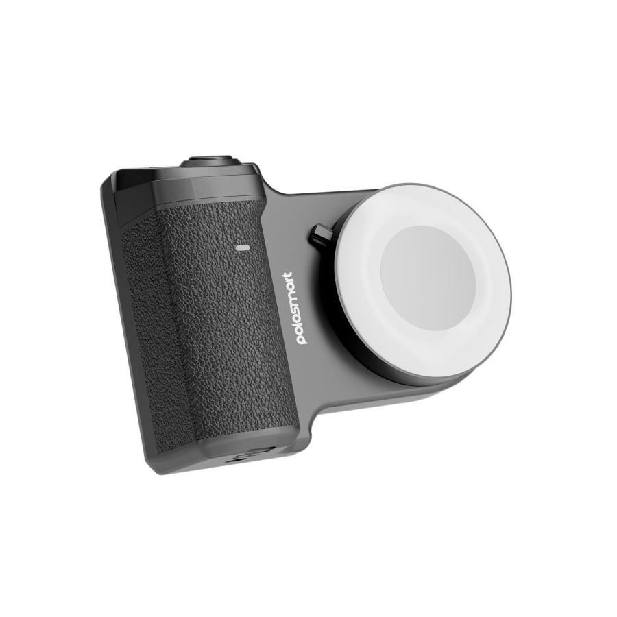 Polosmart PSM154 Işıklı & Deklanşörlü Manyetik Telefon Tutucu Siyah - 1