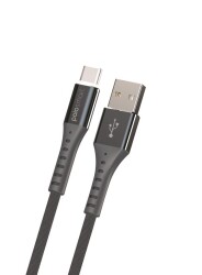 Polosmart PSM26 Type-C LED Aydınlatmalı Şarj ve Data Kablosu Gri - Polosmart