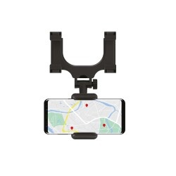Polosmart PSM82 Dikiz Aynası Telefon Tutucu Siyah - 1