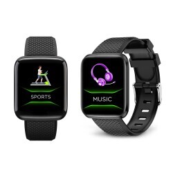 Polosmart PSSW11 Smart Life Akıllı Saat Siyah - 1