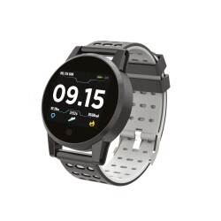 Polosmart PSSW14 Kablosuz Bluetooth Adım Sayar Mesafe Kalori Kalp Atışı Ölçer IP67 Akıllı Saat Siyah - 1