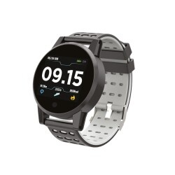 Polosmart PSSW14 Kablosuz Bluetooth Adım Sayar Mesafe Kalori Kalp Atışı Ölçer IP67 Akıllı Saat Siyah - 1