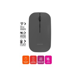 Polosmart PSWM22 Kablosuz Şarjlı Hybrit BT & Wireless 1600 DPI Sessiz Optik Mouse Antrasit - 2