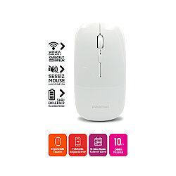 Polosmart PSWM23 Hybrid & Wireless Mouse Beyaz - 2