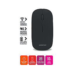 Polosmart PSWM23 Hybrid & Wireless Mouse Siyah - 2