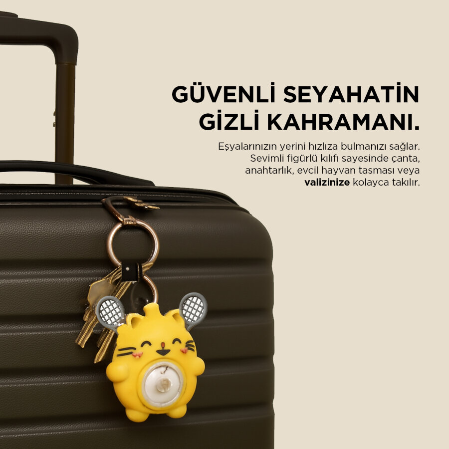 Polosmart PTM150 Tag Go Figürlü Kılıf Seti Sarı - 3