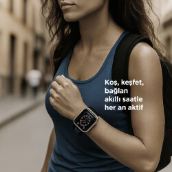 Polosmart PTM203 Akıllı Saat Kordonu (42/44/45/49 mm Mavi) - 3