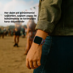 Polosmart PTM204 Akıllı Saat Kordonu (38/40/41 mm-Renkli) - Polosmart