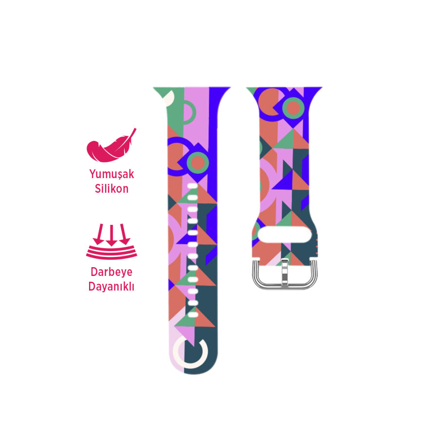 Polosmart PTM204 Akıllı Saat Kordonu (38/40/41 mm-Renkli) - 2